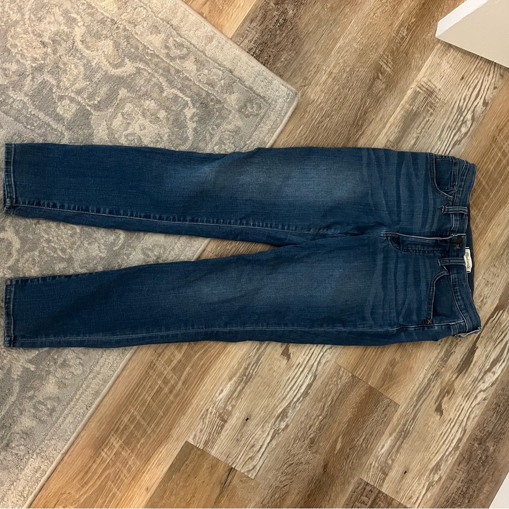 Madewell Dark Blue Straight Leg Jeans